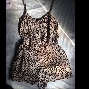 Cheetah romper